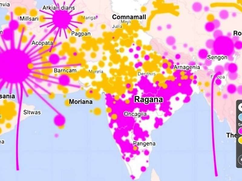 Holi Excitement Run in India Map of India showing Holi Excitement Run download hotspots