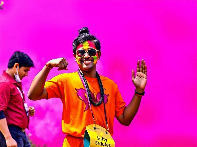 Holi Excitement Run offline tournament in Delhi with players competing